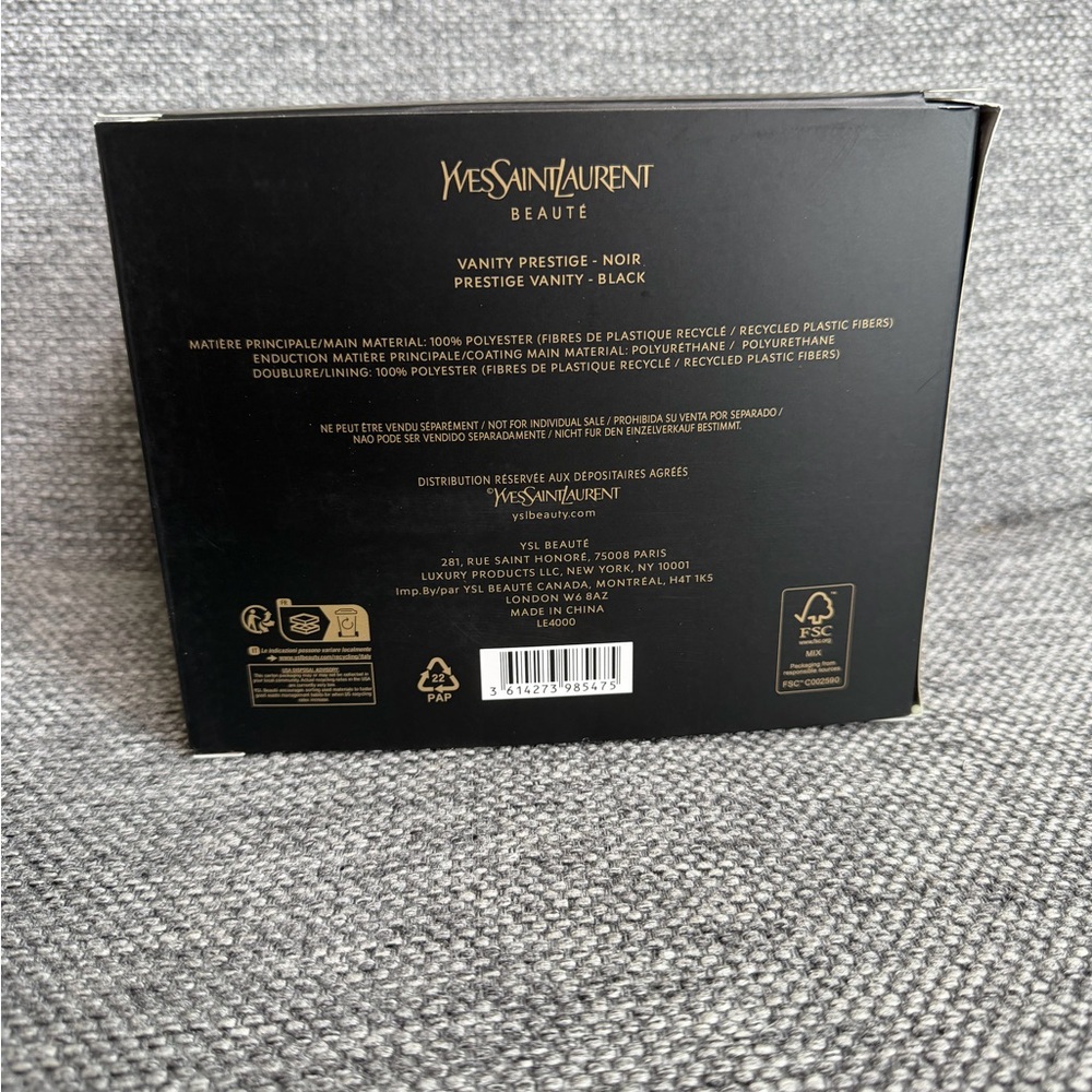 Yves Saint Laurent Black and Gold Crossbody Bag - Picture 10 of 10